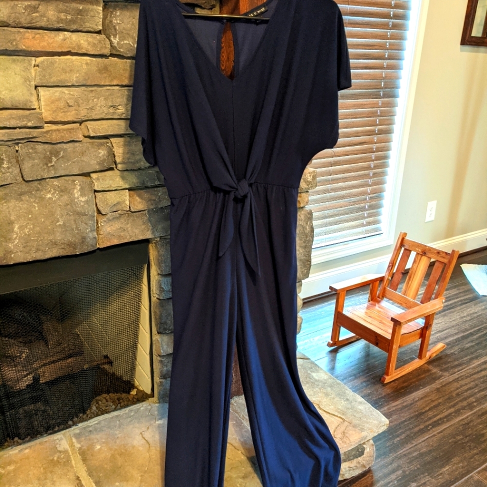 Navy jumpsuit size M